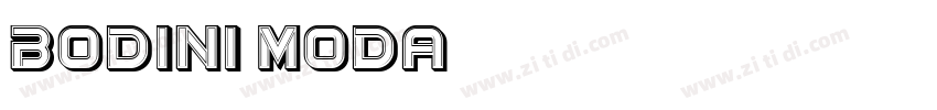 Bodini Moda字体转换